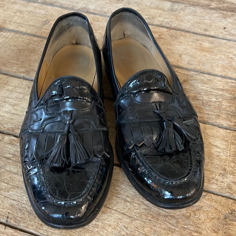 Johnston Murphy size 10 black shoes